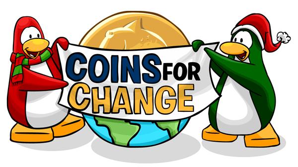 Club Penguin duplica la donación a Coins for Change