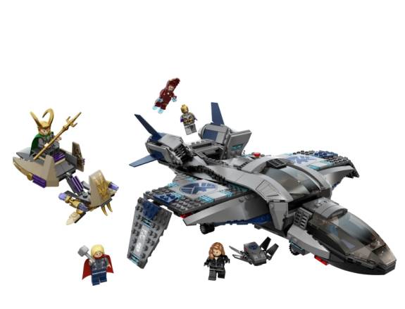 Combate Aéreo en el Quinjet LEGO®