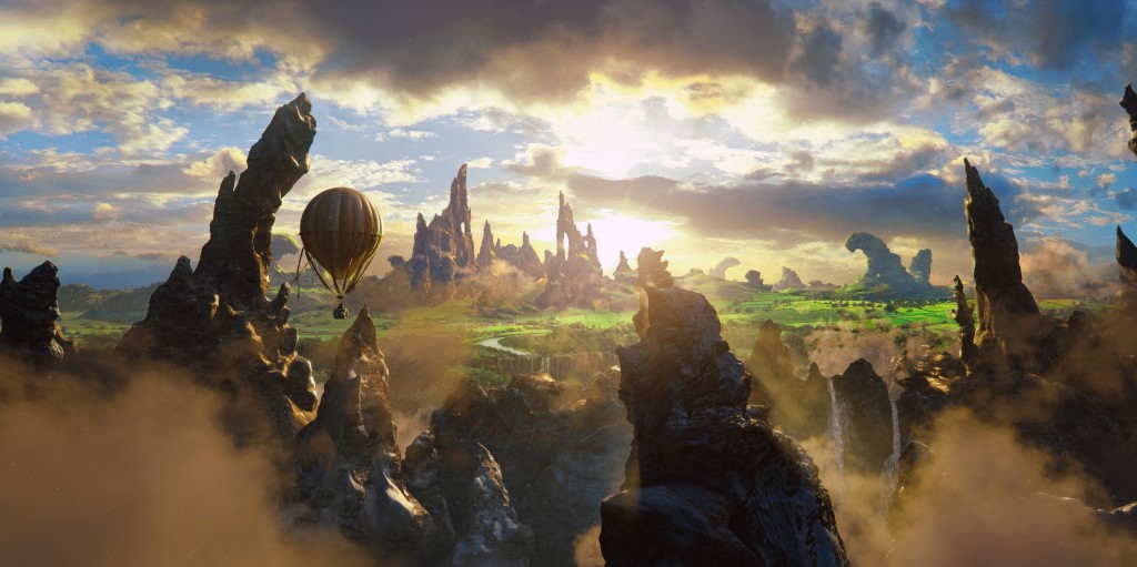 "Oz, un mundo de fantasía" película de niños de Disney