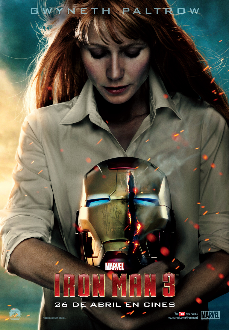 GWYNETH PALTROW vuelve a Iron Man 3 en su papel de PEPPER POTS