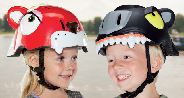 cascos divertidos niños y niñas