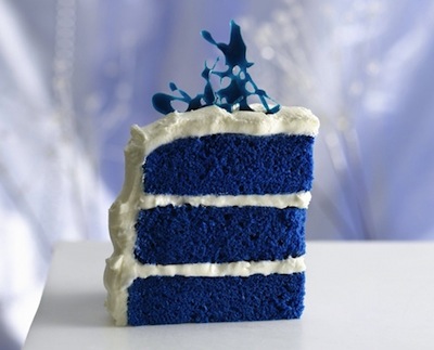 tarta azul