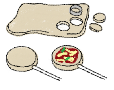 cómo hacer pizza pops