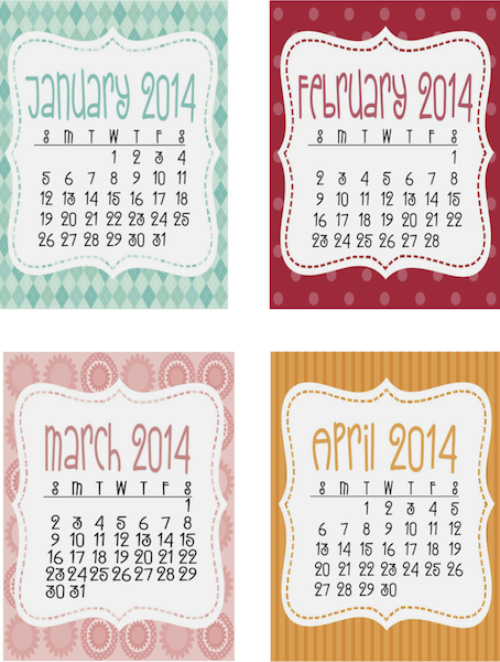 2014 calendarios descargar gratis