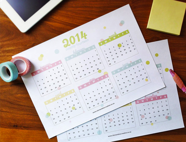 Descargar gratis Calendario 2014