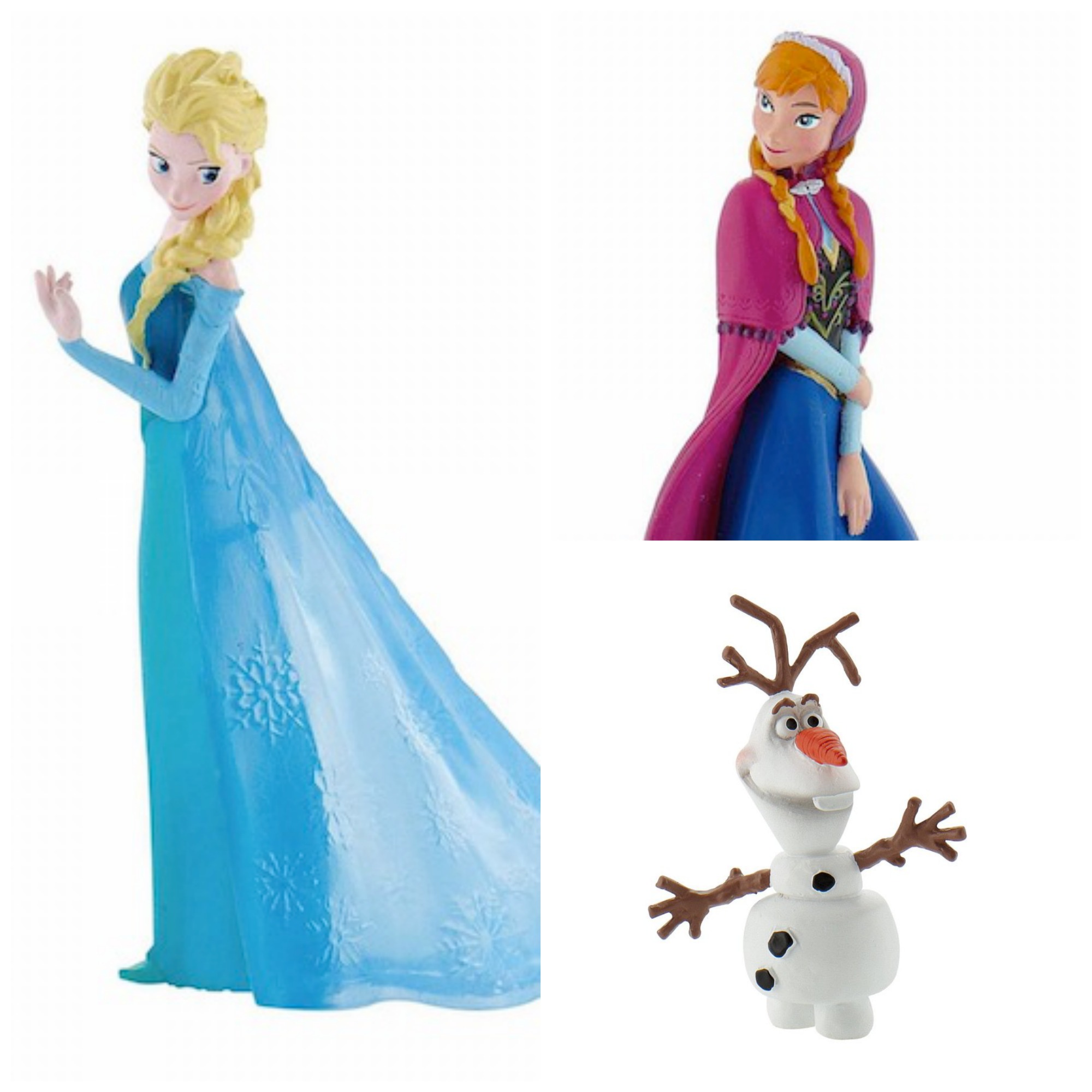 Minifiguras de Elsa, Anna y Olaf de Frozen