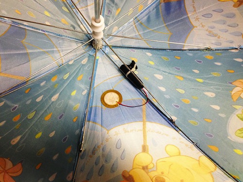 paraguas inteligente para predecir el tiempo
