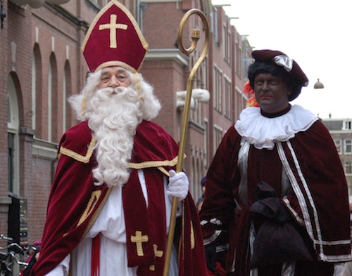Sinterklaas y su paje Piet