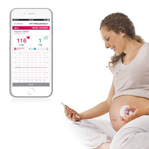 Escucha latidos durante el embarazo con el monitor Miniland Baby Sweetbeat
