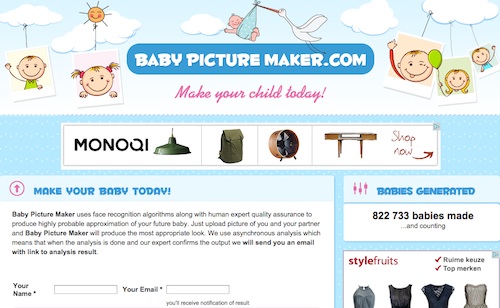 baby picture maker como sera tu bebe