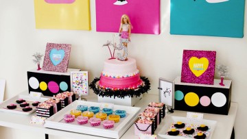 Decoración para celebrar cumpleaños de Barbie