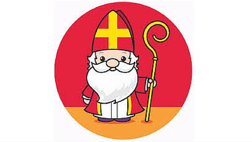Sinterklaas viene de España y su gorro lleva los colores de la bandera española