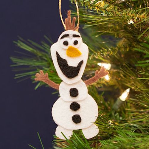 Adornos navideños de frozen DIY Olaf