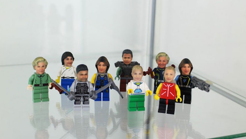 minifiguras LEGO caras humanas