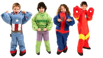 Sacos de dormir para niños de superhéroes