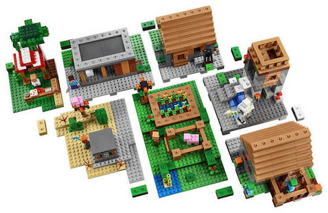 Set Lego Minecraft La Aldea