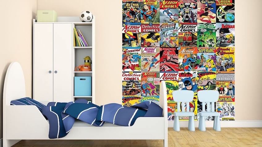 Decoración superhéroes DC Comics para habitaciones