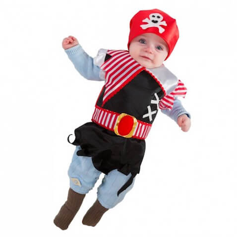 Disfraz de pirata para bebé