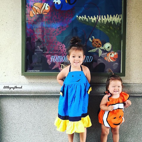 Disfraz caseros Dory y Nemo