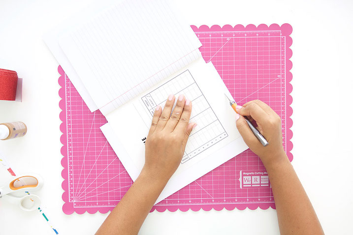 Decorar cuadernos escolares con plantillas para descargare imprimir tutorial DIY