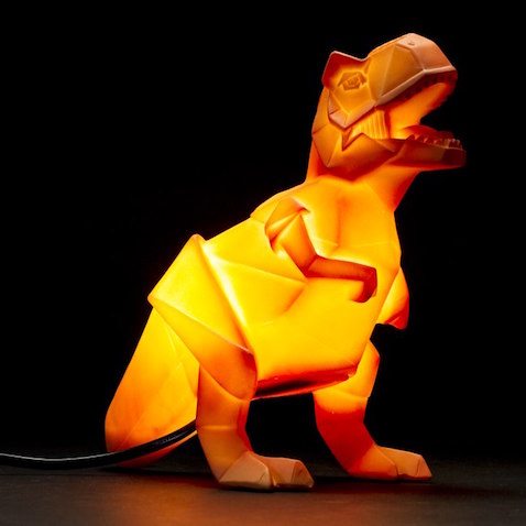 lampara infantil original y divertida t-rex