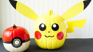 Calabazas decoradas de Pokemon para Halloween