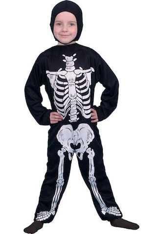 Disfraz de Halloween para niñ@s de esqueleto