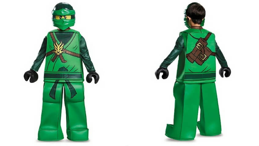 Disfraz LEGO Ninjago verde