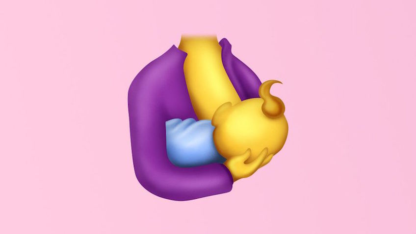 Emoji de lactancia materna