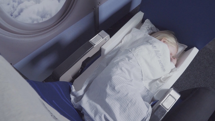 Maleta para niños con cama para el avión Bedbox de JetKids