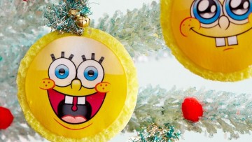 Adornos de Bob Esponja para decorar tu árbol de Navidad