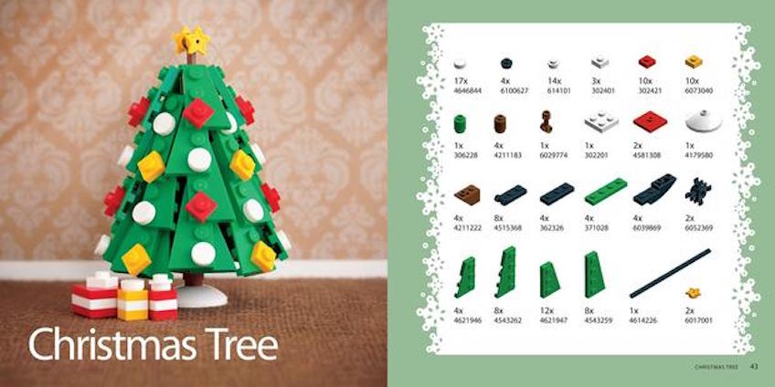 Construye tu propio Lego Adorno-Rojo Y Verde árbol De Navidad Ornamento 