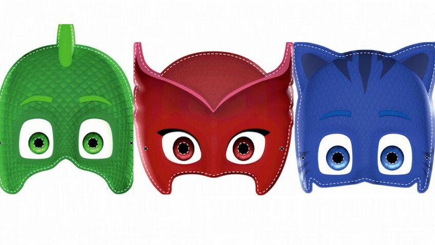 Máscaras de Disney Junior para disfraces caseros de PJ Mask