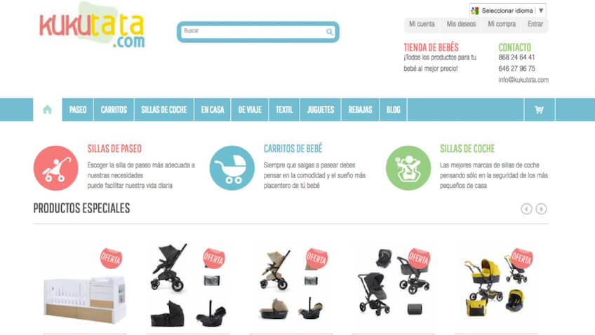 Kukutata tienda de bebés online españa