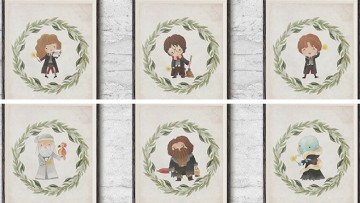 Láminas decorativas de Harry Potter para imprimir