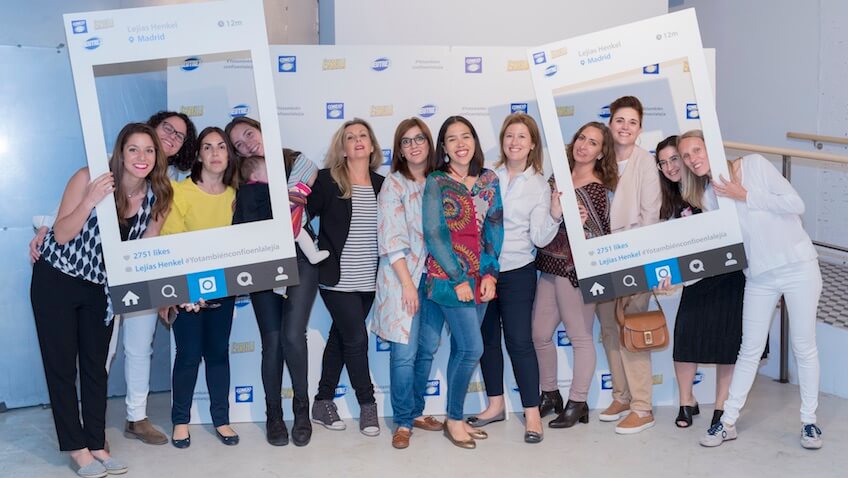 madres blogueras en Madrid evento Henkel