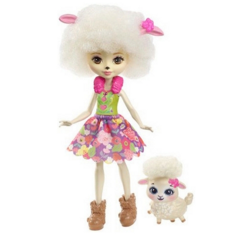 Lorna Lamba y su ovejita Flag muñeca Enchantimal de Mattel