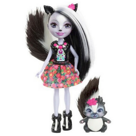 Sage Sunk y su mascota Caper muñeca Enchantimals de Mattel