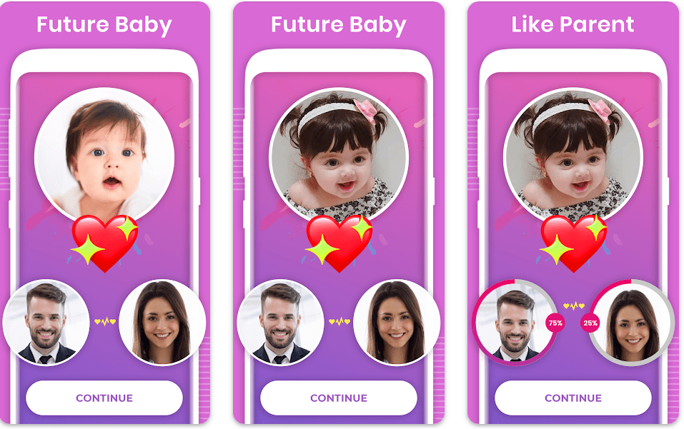 app Generador de bebés