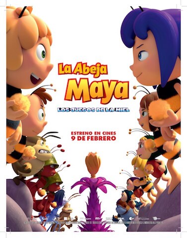 "La Abeja Maya, los juegos de la miel" estreno de la cartelera infantil del 9 de febrero de 2018