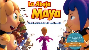 Sorteamos 3 packs de la película «La Abeja Maya, los juegos de la miel»