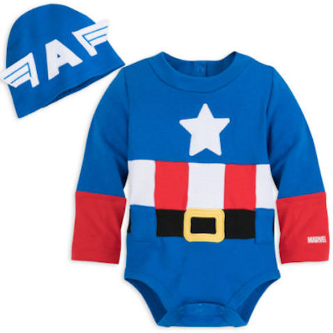 Disfraz de Capitán América para bebés desde 0 a 18 meses