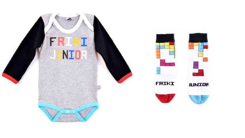 Colección de ropa para bebés de Padres Frikis 
