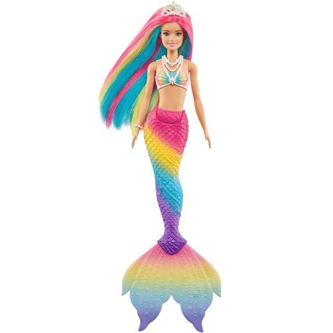 Barbie Dreamtopia Muñeca sirena arcoiris mágico