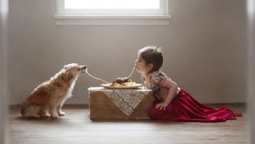 Fotos que muestran los beneficios del vínculo entre niños y sus mascotas