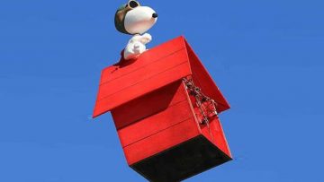 Original drone de Snoopy que hace volar la imaginación de los niños
