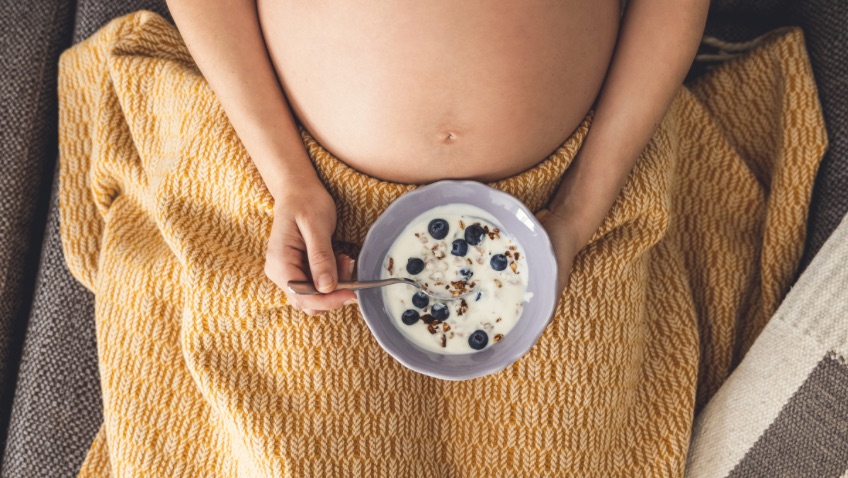 Los lácteos en el embarazo aportan nutrientes