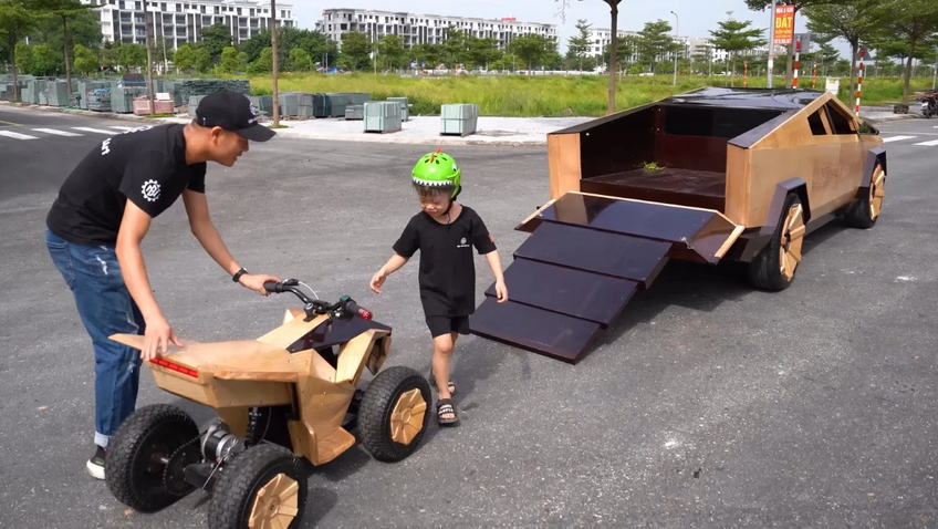 Cyberquad Tesla coche de juguete para niños de Tesla