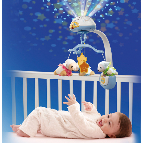 Móvil proyector cuenta ovejitas para bebés