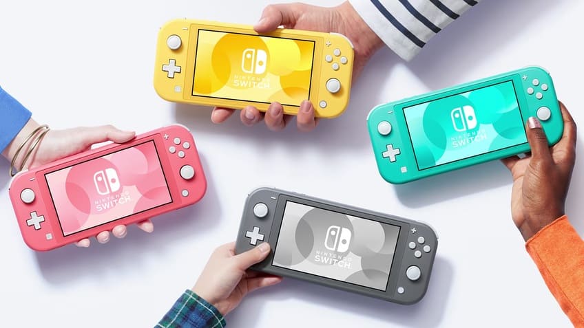 Nintendo switch lite colores